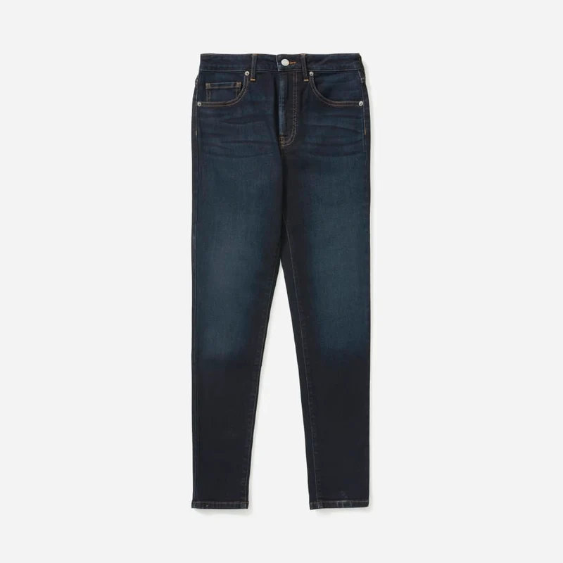 The Curvy Authentic Stretch High-Rise Skinny Jean | Dark Blue Wash | 26.5" Inseam