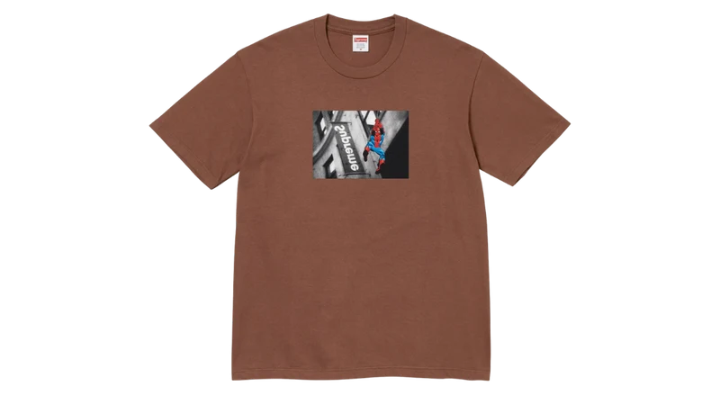 Supreme Spider-Man Tee Brown