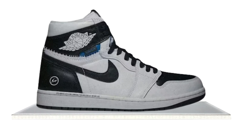 Air Jordan 1 High OG x Fragment x Union LA Black White