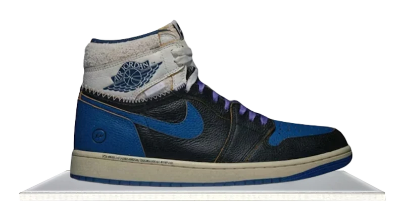 Air Jordan 1 High OG x Fragment x Union LA Sport Royal
