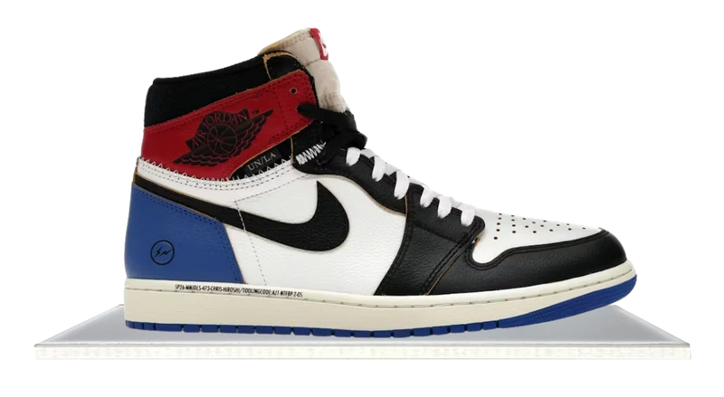 Air Jordan 1 High OG x Fragment x Union LA Varsity Red Sport Royal
