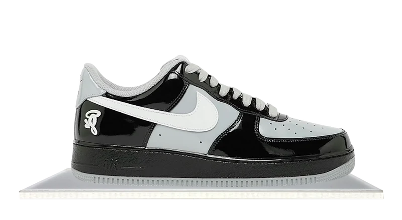 Air Force 1 Low Syna Central Cee Black White Smoke Grey