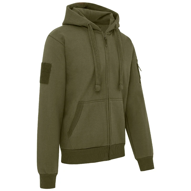 Kombat Spec-Ops Zip Up Hoodie Olive Green