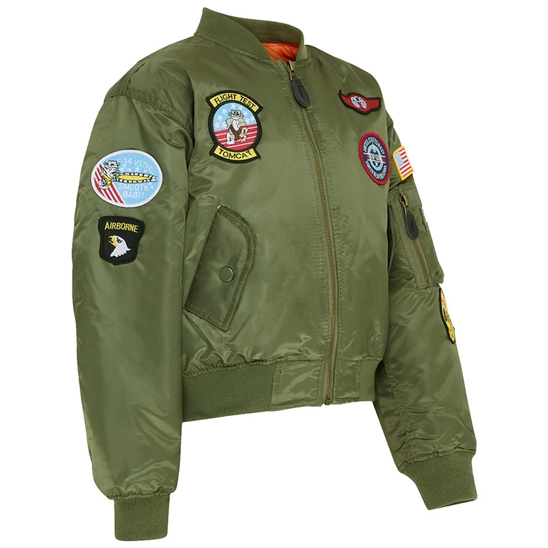 Kombat Kids MA1 Jacket Olive Green