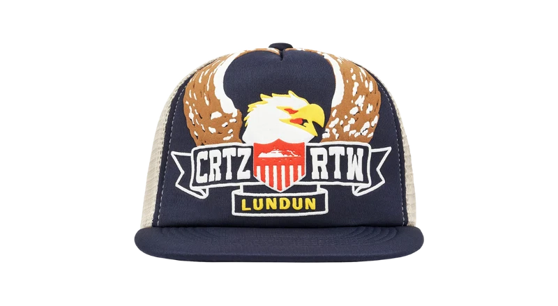 Corteiz Dipset Trucker Navy Cap