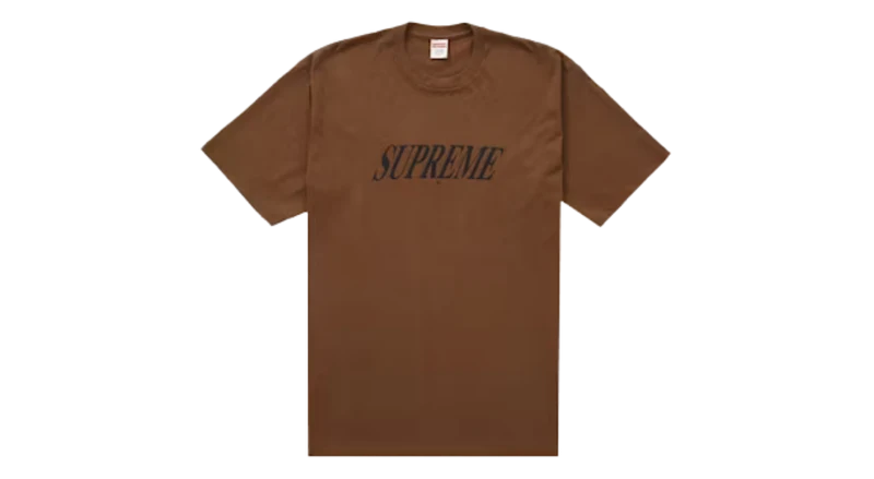 Supreme Slap Shot Tee Brown