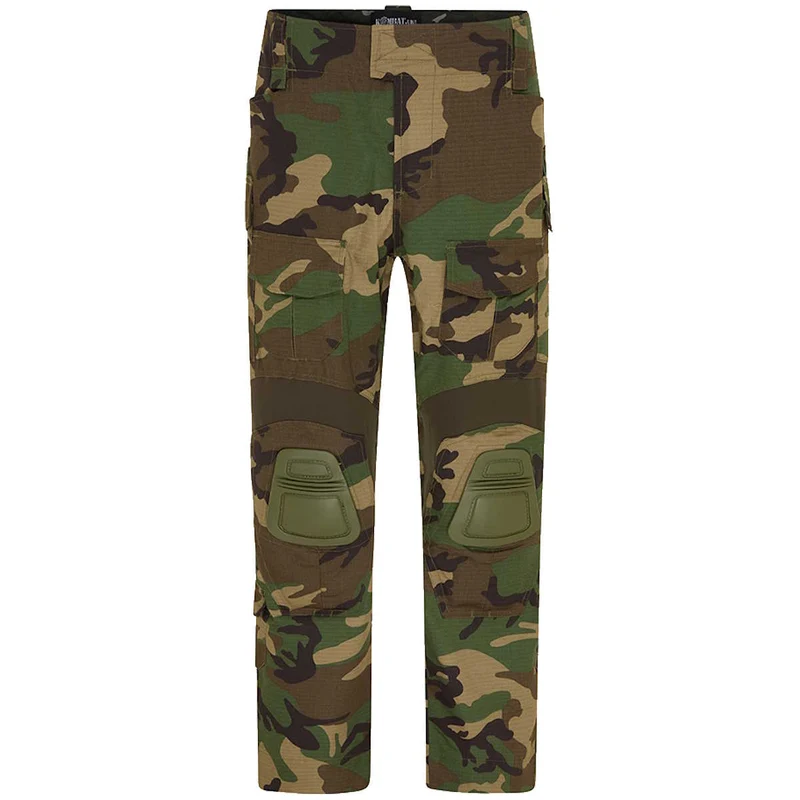 Kombat Spec-Ops Trousers with Knee Pads US Woodland Camo