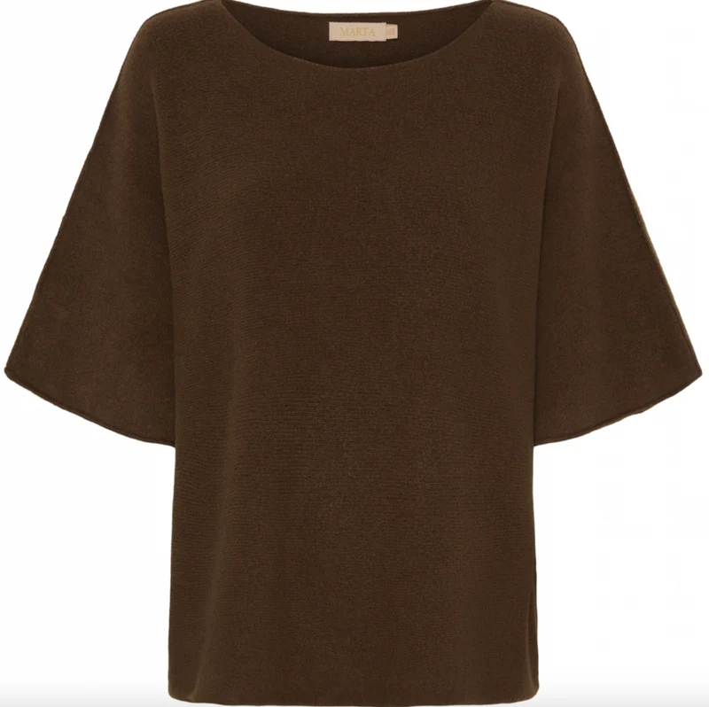 Blus Sia Brown – Oversize