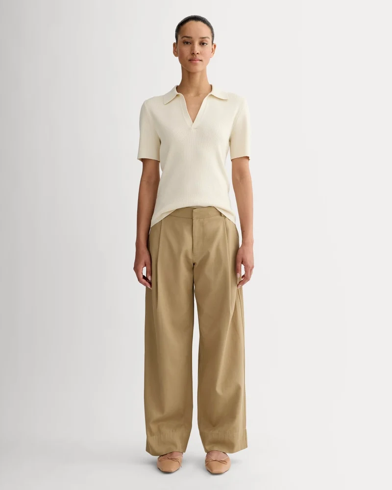 The Low-Rise Chino | Ash Brown