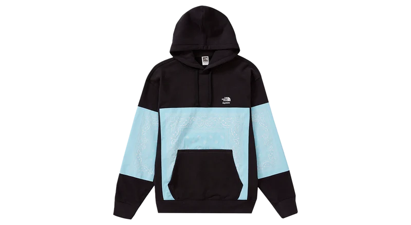 Supreme The North Face Bandana Hoodie Black (SS22)