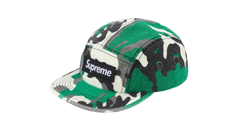 Supreme Military Camp Cap Green Camo (FW25)
