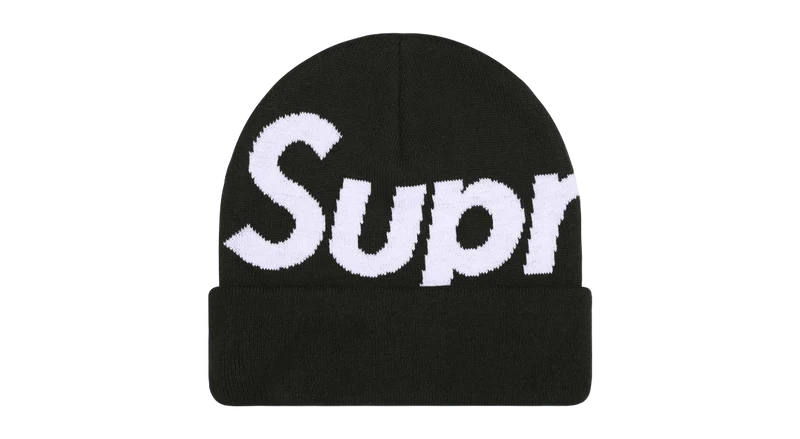 Supreme Big Logo Beanie Black (FW25)