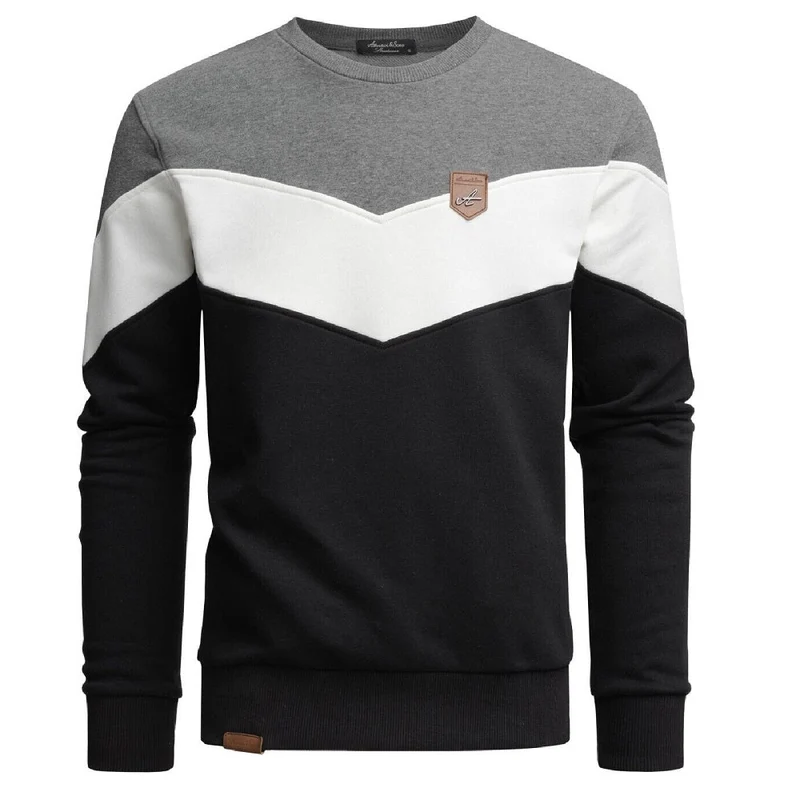 Sweatshirt Herr - Herrtröja Grå/vit/svart