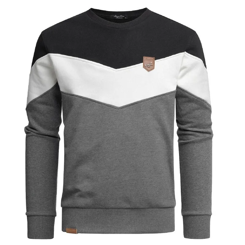 Sweatshirt Herr - Herrtröja svart/vit/grå