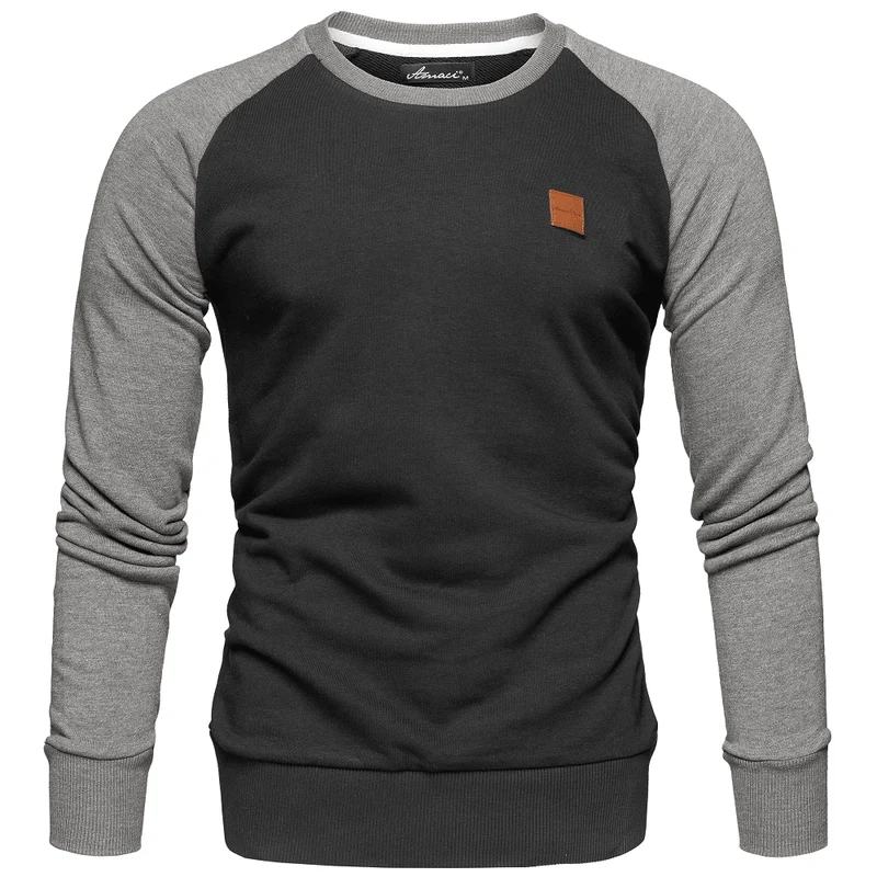 Herr Sweatshirt - Svart långärmad herrtröja