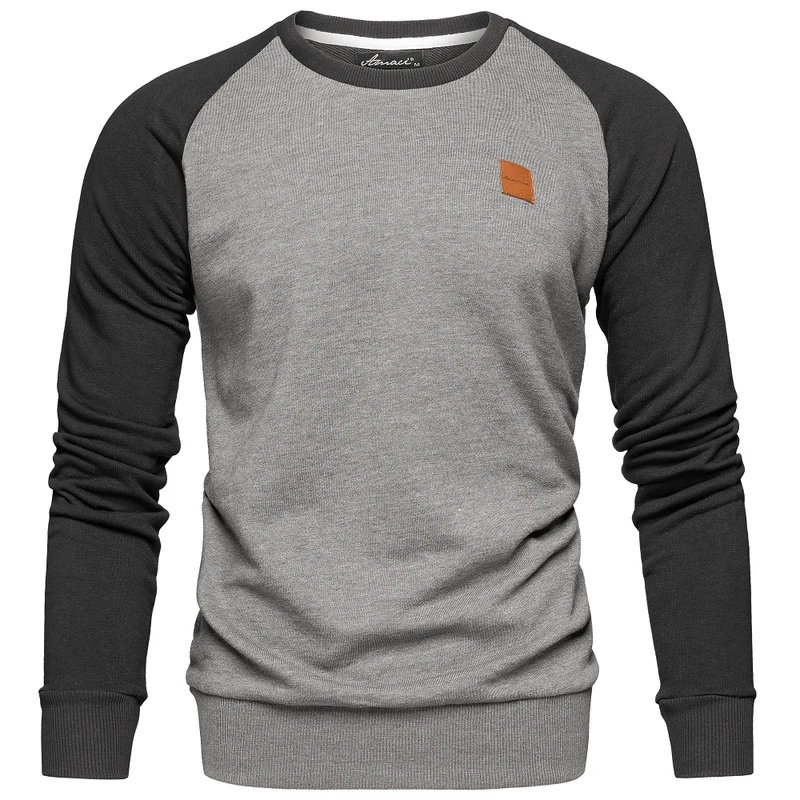Sweatshirt Herr - Långärmad grå herrtröja