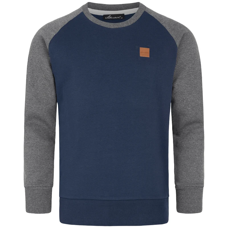 Sweatshirt Herr - Navyblå Långärmad herrtröja