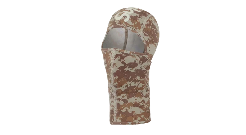 Supreme Heat Reactive Digi Camo Balaclava Brown