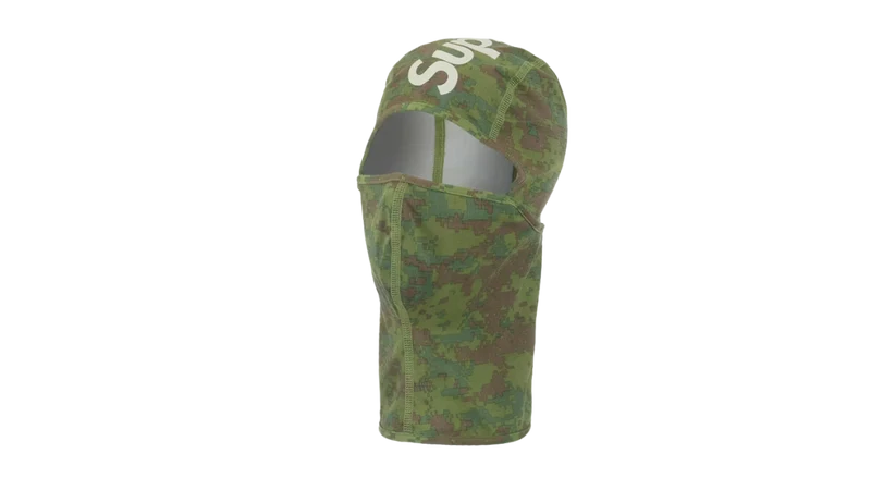 Supreme Heat Reactive Digi Camo Balaclava Green