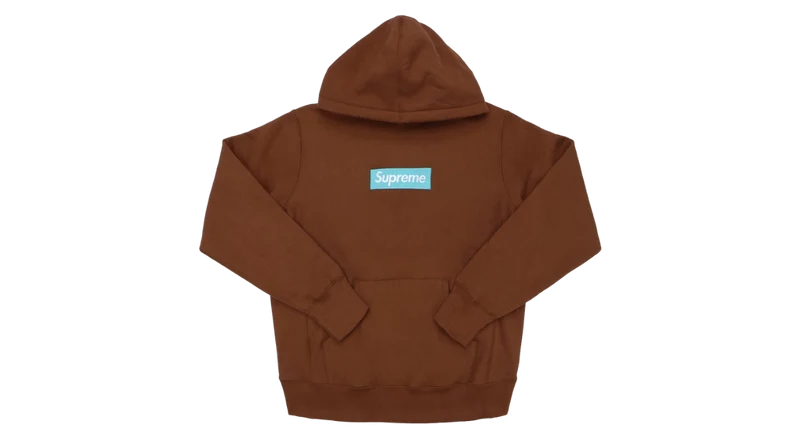 Supreme Box Logo Hooded Sweatshirt (FW17) Rust