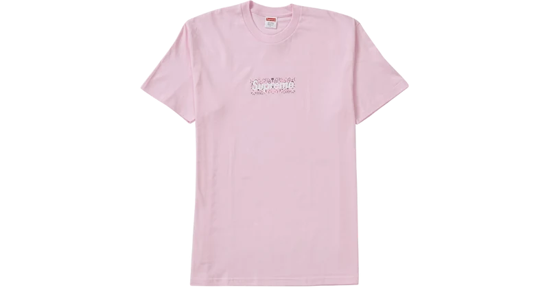 Supreme Bandana Box Logo Tee 'Light Pink'
