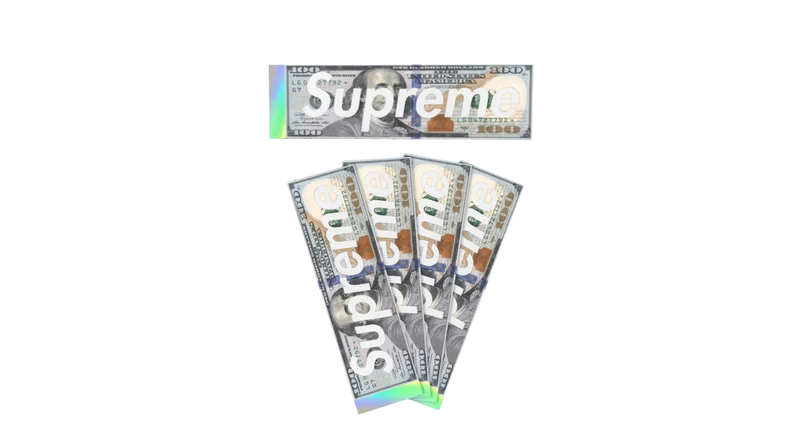 Supreme Dollar Box Logo Sticker