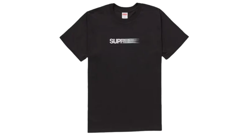 Supreme Motion Logo Tee Black
