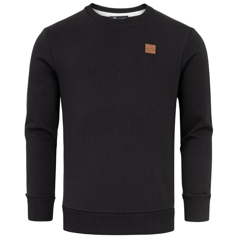 Sweatshirt Herr - Svart långärmad herrtröja Amaci & Sons