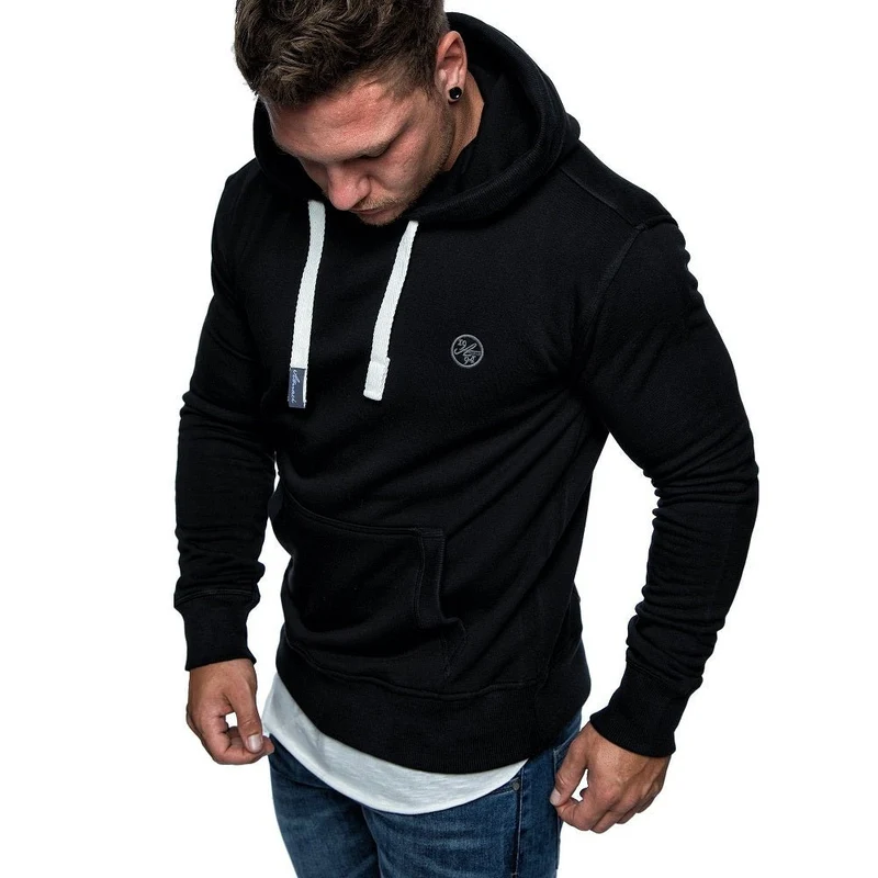 Svart Hoodie Amaci & Sons
