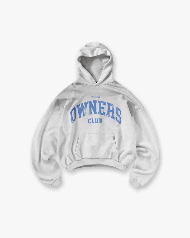 Represent Owners Club Hoodie - Sprayed Ice Grey Marl