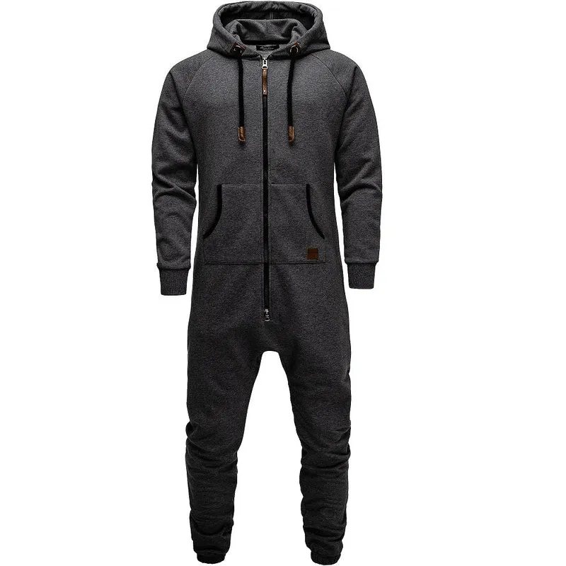Mörkgrå Superskön Jumpsuit - Unisex Onesie Amaci & Sons