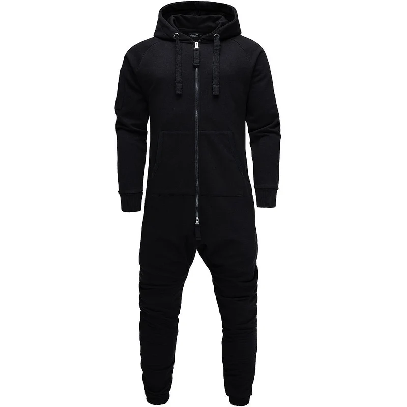 Svart Jumpsuit med Attityd - Unisex Onesie Amaci & Sons