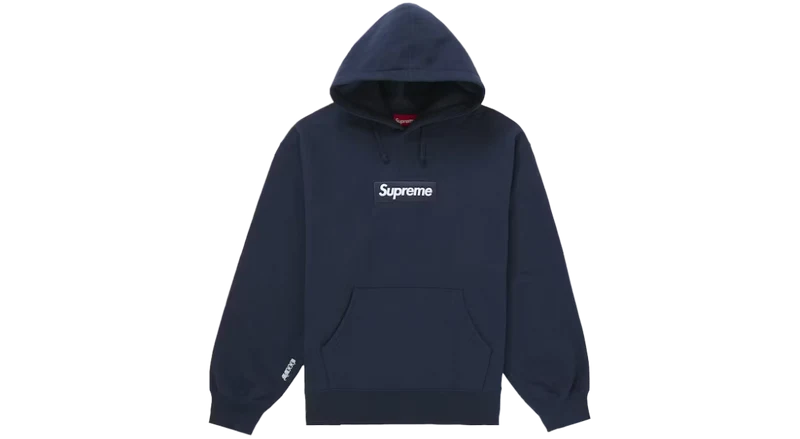 Supreme Box Logo Hoodie Navy (FW25)