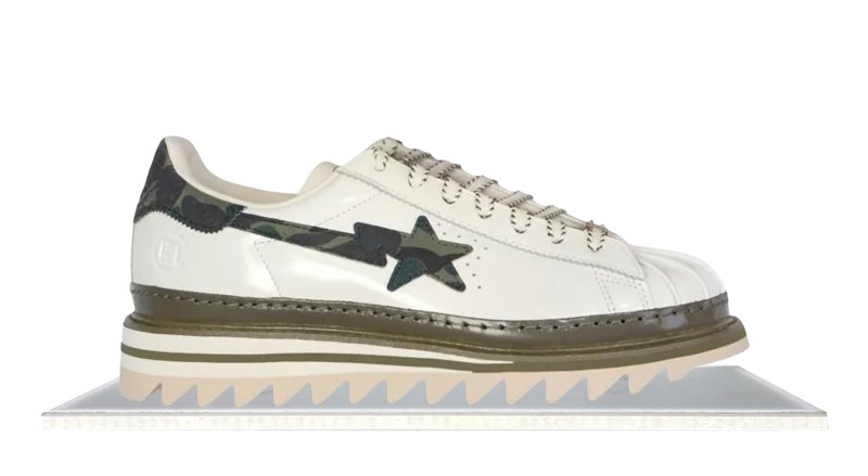 Adidas Superstar CLOT by Edison Chen x BAPE Off White