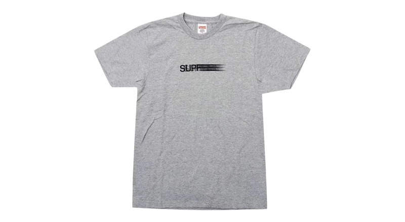 Supreme Motion Logo Tee Heather Grey (SS23)
