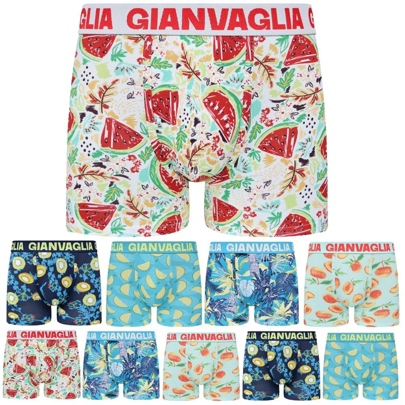 10-Pack Mönstrade Boxershorts Herr | Kalsonger Gianvaglia