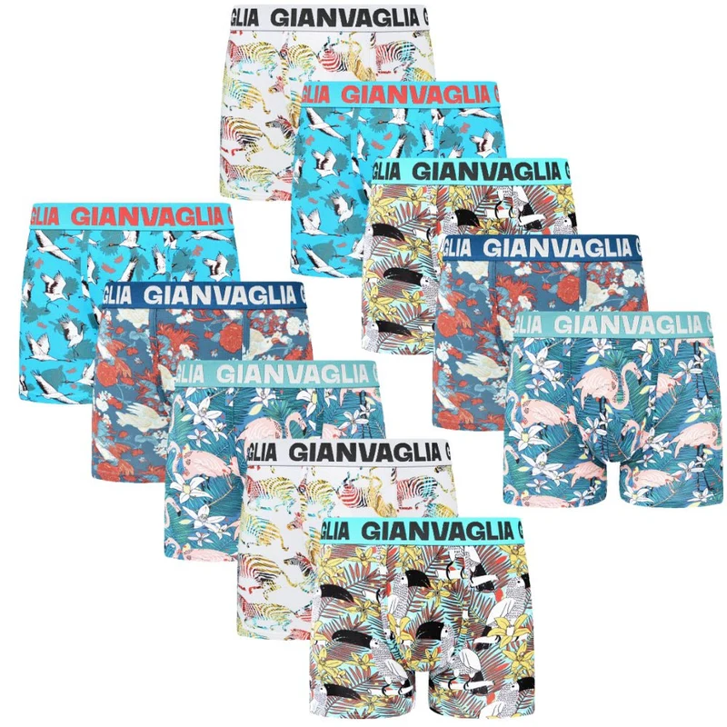 10-Pack kalsonger Herr – Mönstrat Flerpack | Gianvaglia