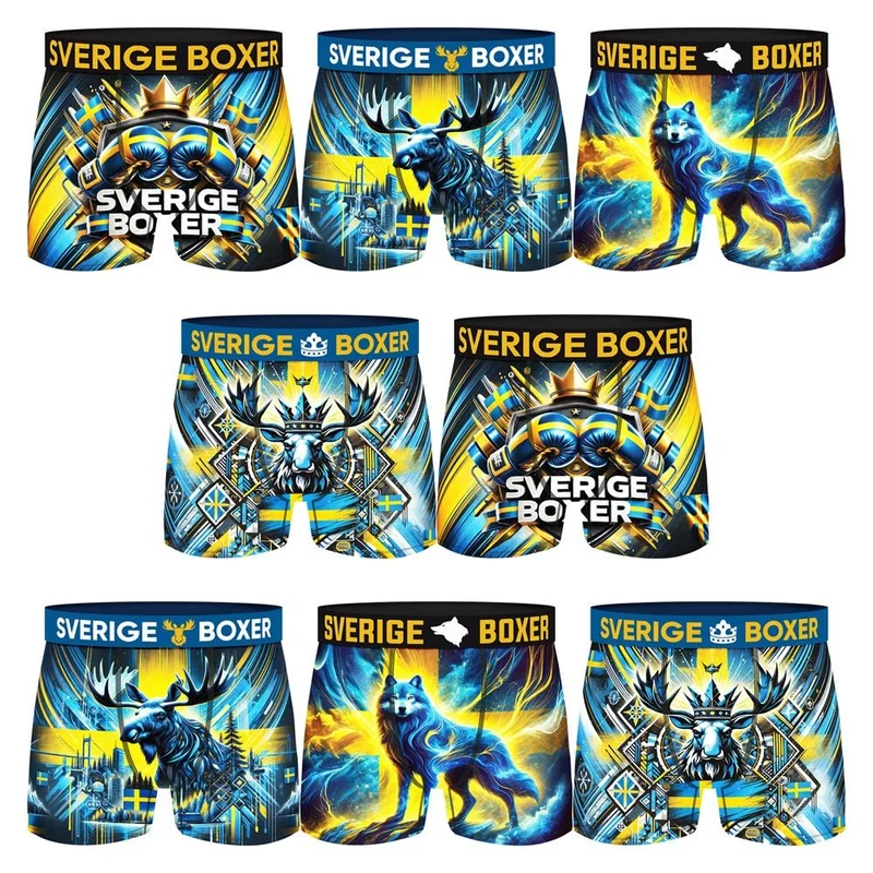 8-pack Kalsonger Herr - Sverige Boxer