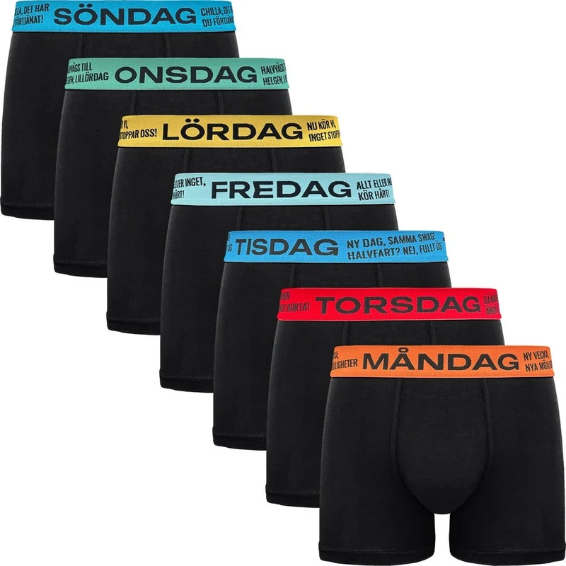 7-pack Kalsonger Måndag-Söndag - Boxershorts herr