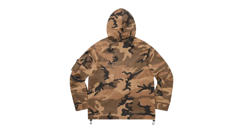 Supreme Cotton Field Jacket Brown Woodland Camo