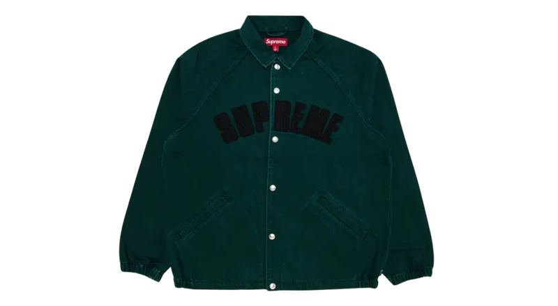 Supreme Arc Denim Coaches Jacket Green (SS25)