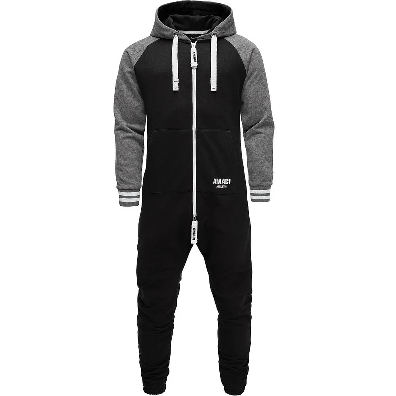 Onesie med Luva - svart/grå Jumpsuit Amaci & Sons