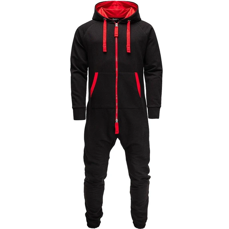 Onesie Unisex med Luva - Stilren Mysig Jumpsuit - Amaci & Sons