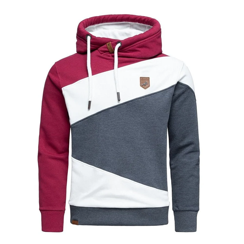 Flerfärgad Hoodie - Herrtröja med luva
