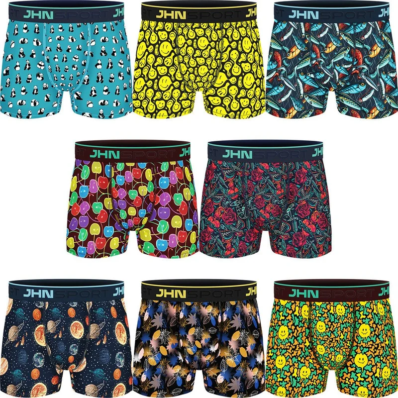 8-Pack Mixade Boxershorts - kalsonger JHNsport