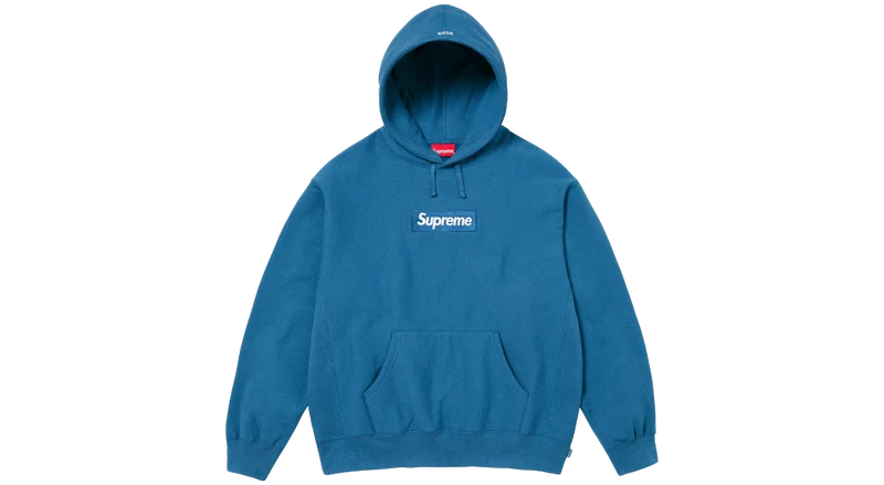 Supreme Box Logo Hoodie Blue (FW23)
