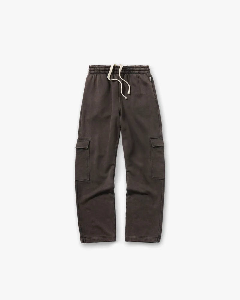 Initial Cargo Sweatpants - Coffee