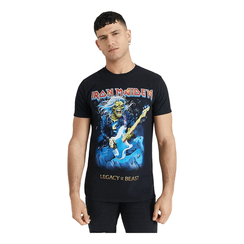 Iron Maiden Tee Eddie On Bass