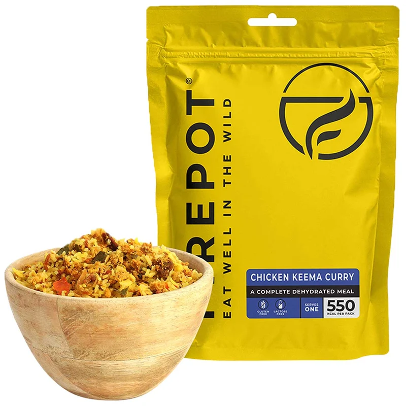 Firepot Dehydrated Meal Chicken Keema Curry 550kcal / 835kcal