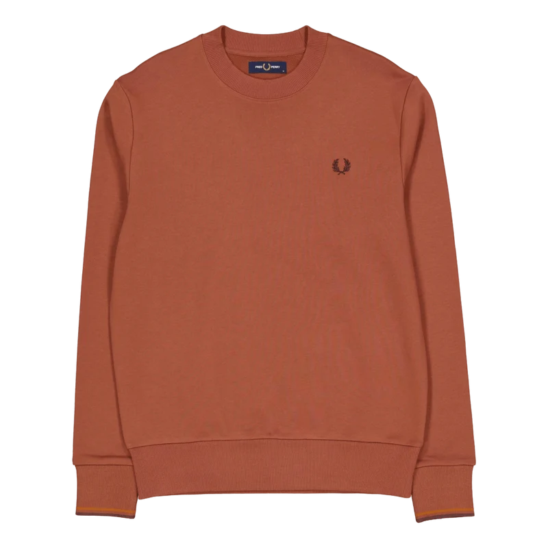 Crew Neck Sweatshirt Cinnamon